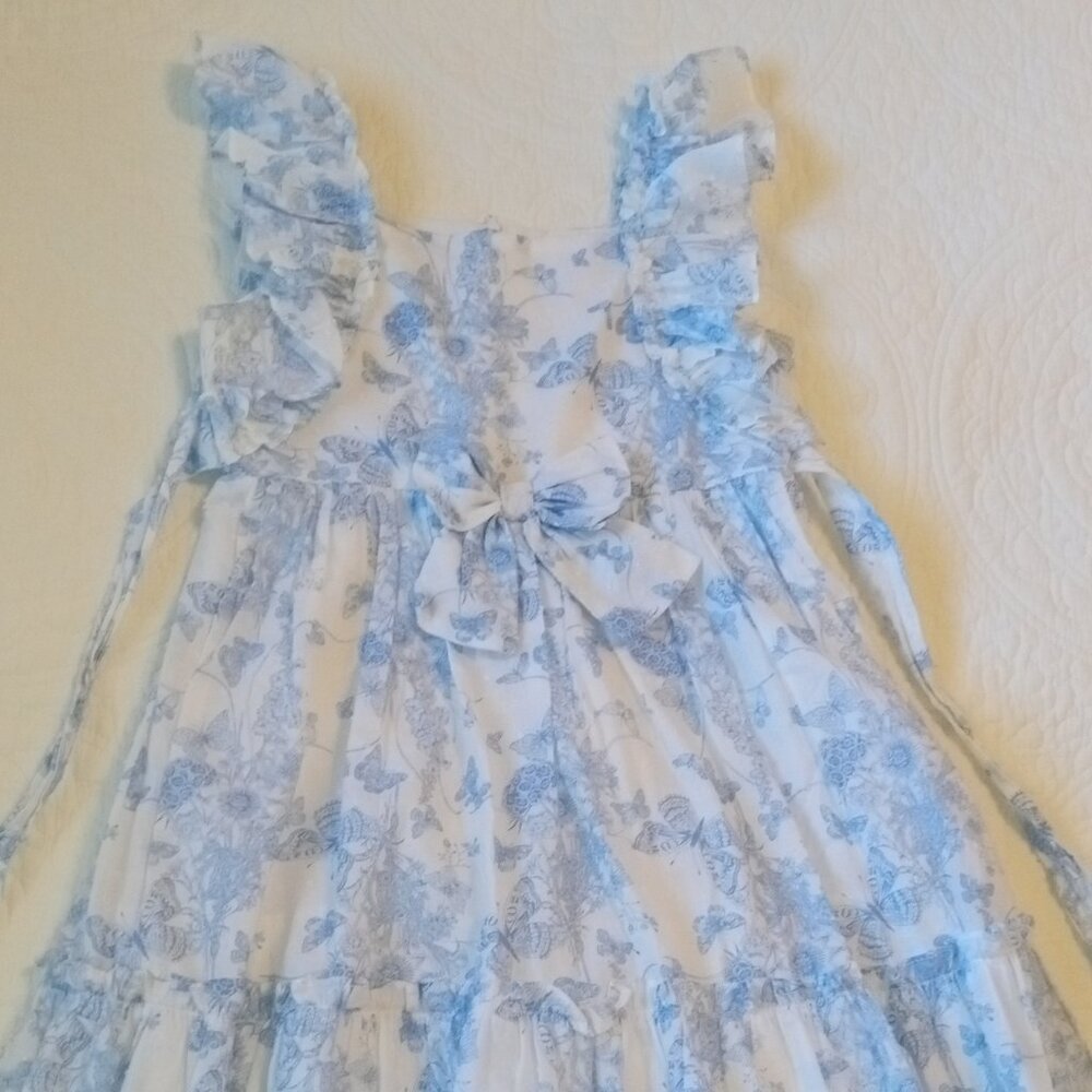 Bonnie Jean frilly dress, girl size 10